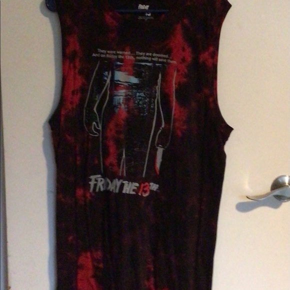 Hot Topic Dresses & Skirts - Red Friday the 13th sleeveless dress
